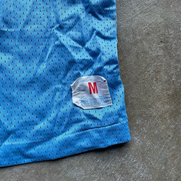 VINTAGE 60S CHAMPION FOOTBALL JERSEY SOUTH SALEM MEDIUM BABY BLUE - Picture 4 of 6